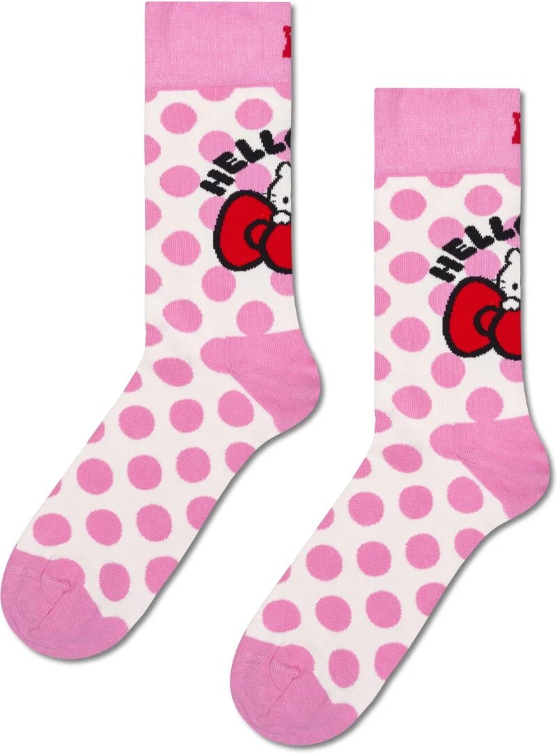 Happy Socks Hello Kitty Pink Dot Sock 41-46