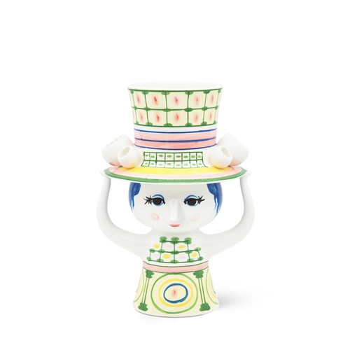 Bjørn Wiinblad – Lady Vas – H24,5 Cm – Grön