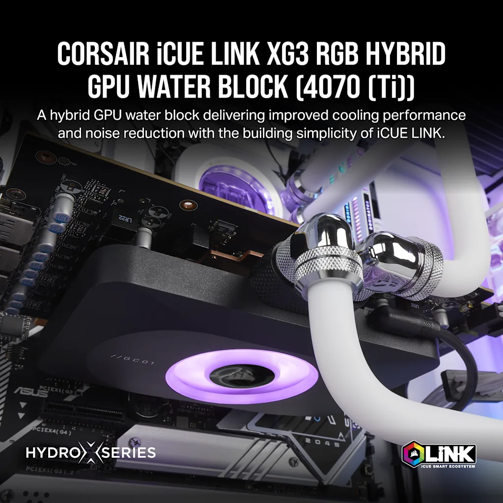 Corsair Hydro X XG3 RGB iCUE LINK 4070 Ti/4070/3070, bild 2
