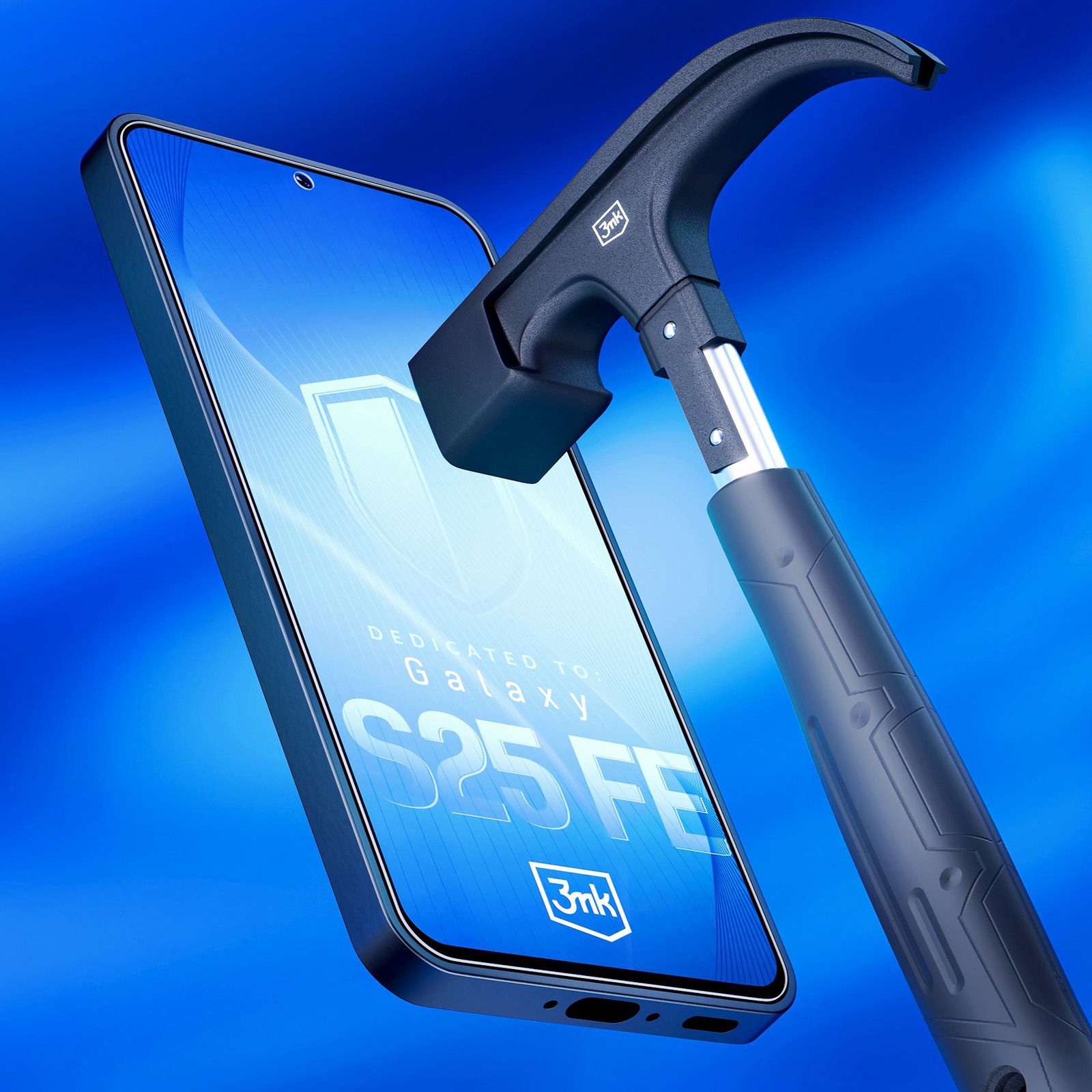 3mk FlexibleGlass Hybrid-skärmskydd för Samsung Galaxy S25 FE, bild 3
