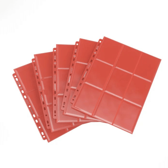 Gamegenic Sideload 18-Pocket Pages Red (10 Pages)