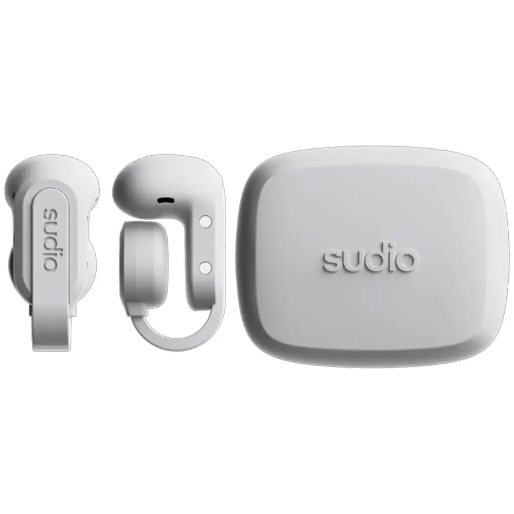 Sudio B3 Clip-On True Wireless Headset - Vit / clip-on hörlurar / open-ear hörlurar