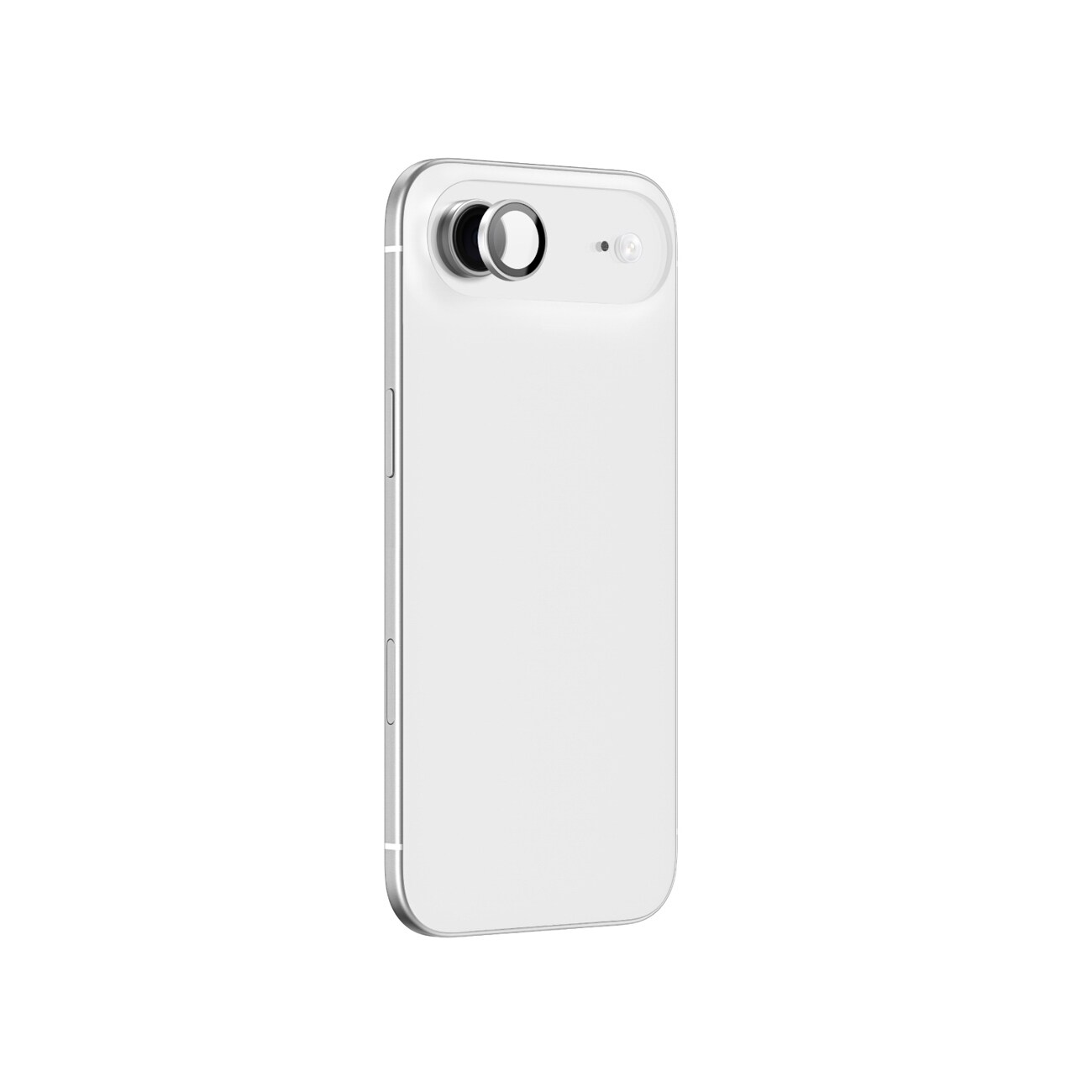 AmazingThing Linsglas till iPhone 17 Air med silverfärgad aluminiumram, bild 2