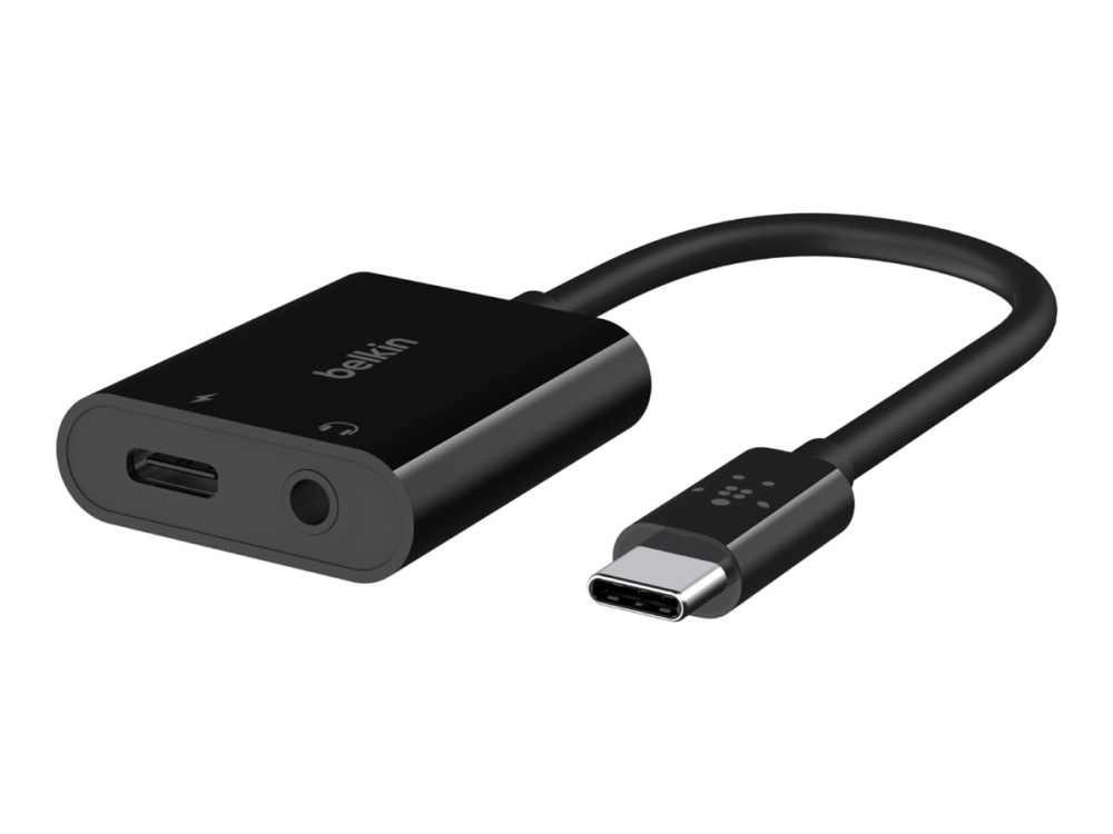 Belkin RockStar USB-C Till USB-C + 3.5MM Adapter, bild 2