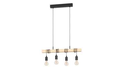 EGLO TOWNSHEND 1 Dining Table 4L – Stilren Rustik Pendellampa, bild 3