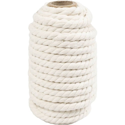 Creativ Company - Macramé rope - Off-white (977565)