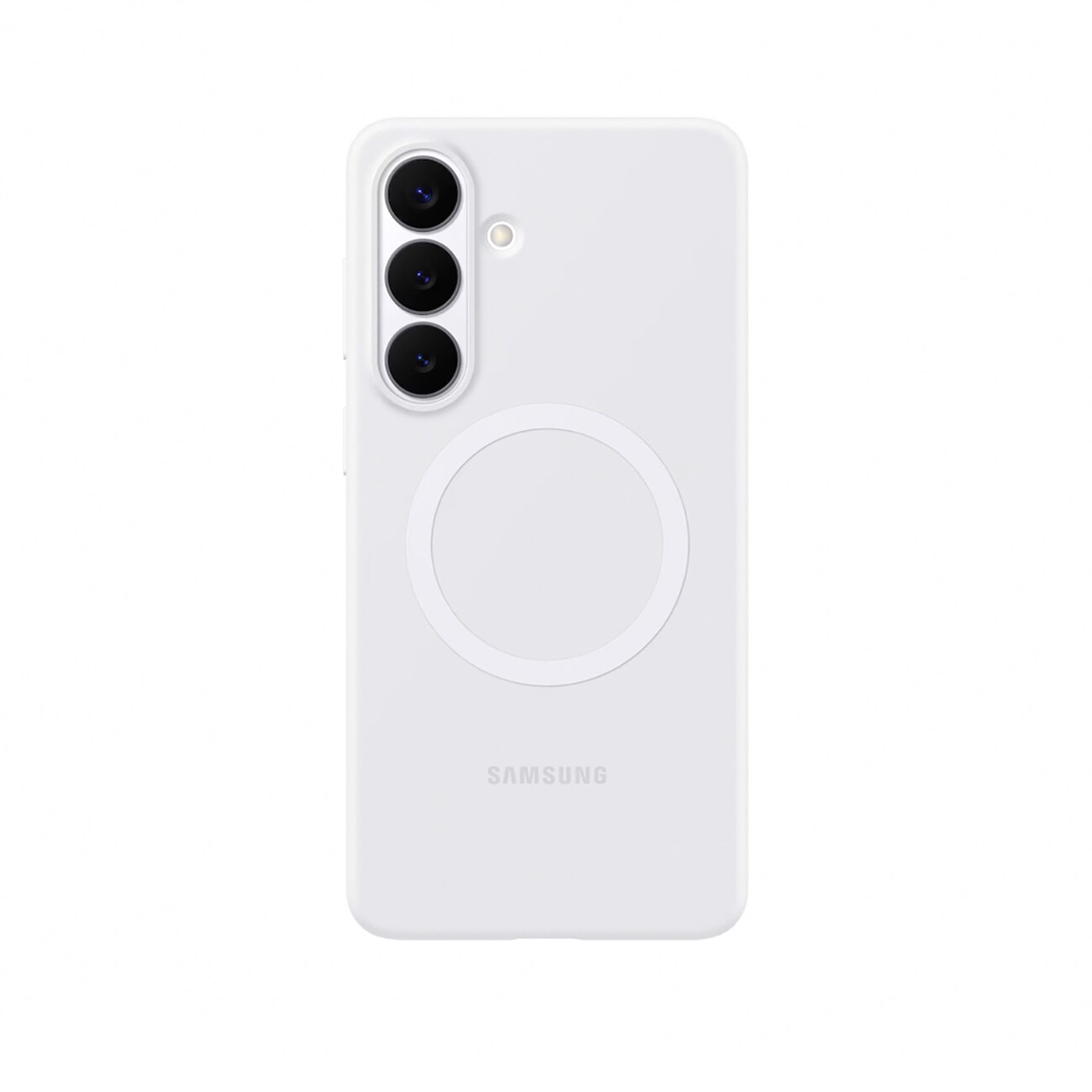 Samsung Galaxy S26+ Silicone Magnet-skal, vit, bild 2
