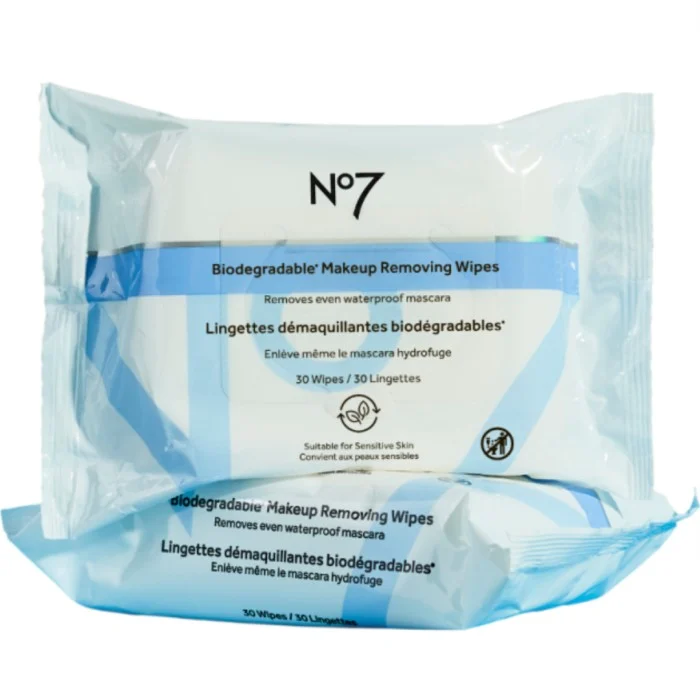 No7 Essential Cleansing Biodegradable Wipes 30 st, bild 5