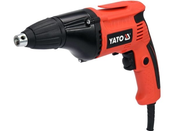 Yato YT-82071, Eldriven skruvdragare, Pistolhandtag, 1/4, Svart, Röd, IPX0, 5500 RPM