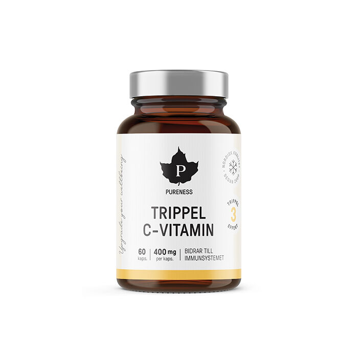 Pureness Trippel C-vitamin 60 kapslar, bild 4