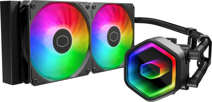 Cooler Master MasterLiquid 240 Core II RGB CPU vätskekylare (svart)