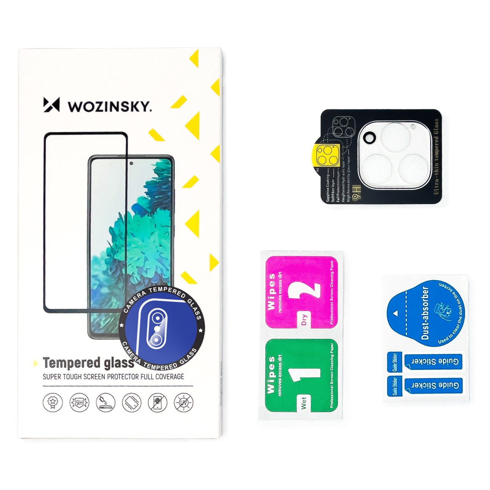 Wozinsky Fullt kameraglas härdat glas för Xiaomi Redmi Note 12 5G / Poco X5 5G Kamera 9H, bild 3