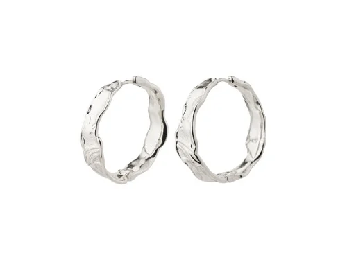 PILGRIM - JULITA Hoop Earrings - Silver-Plated - 30 mm, bild 2