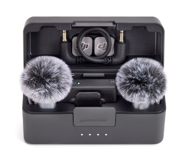 DJI Mic Mini 2 trådlös mikrofon (2 TX + 1 RX + Laddningsfodral)