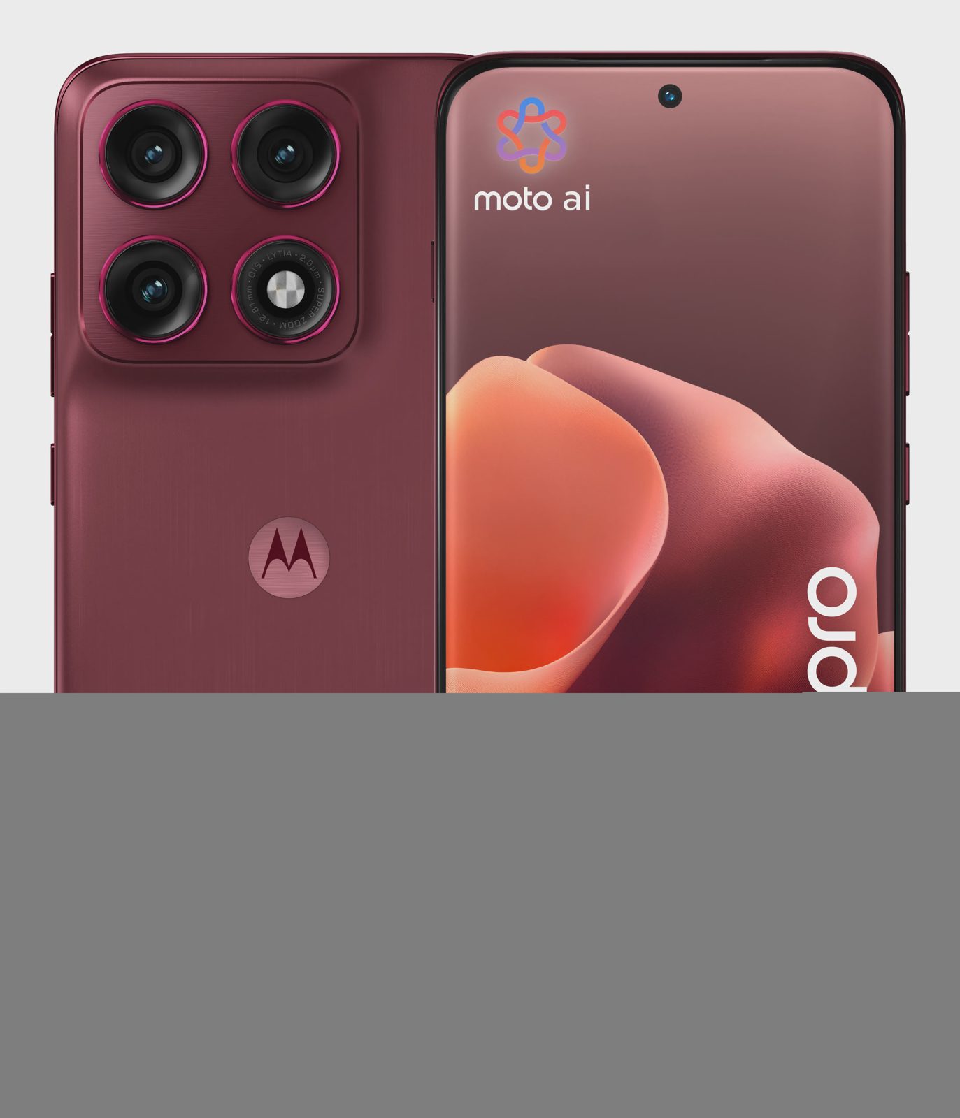 Motorola edge 70 Pro-smartphone, 8 GB RAM, 256 GB, Pantone Zinfandel