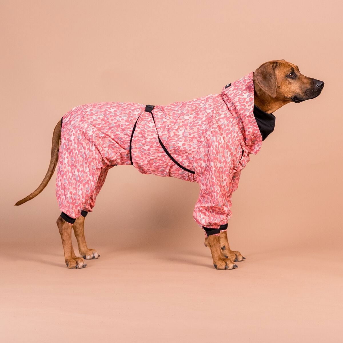 PAIKKA Regnoverall till Hund Röd 45