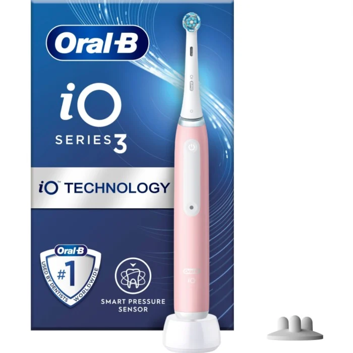 Oral-B iO3S eltandborste, Blush Pink