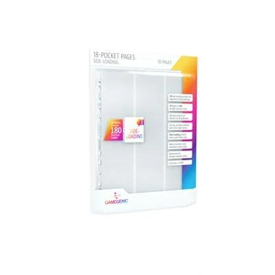 GameGenic 18-Pocket Side-Loading Pages - White (10-Pack), bild 2