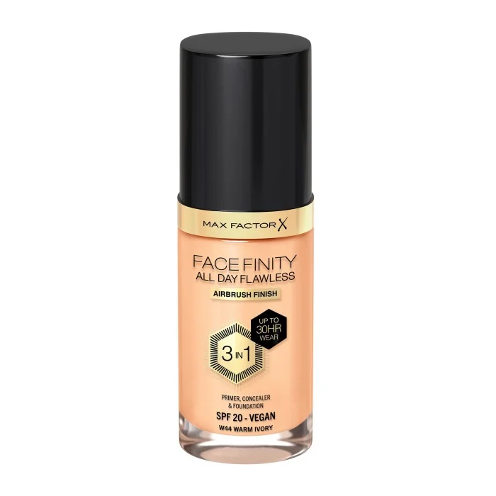 Max Factor Facefinity All Day Flawness 3in1 Liquid Foundation 44 Warm ivory