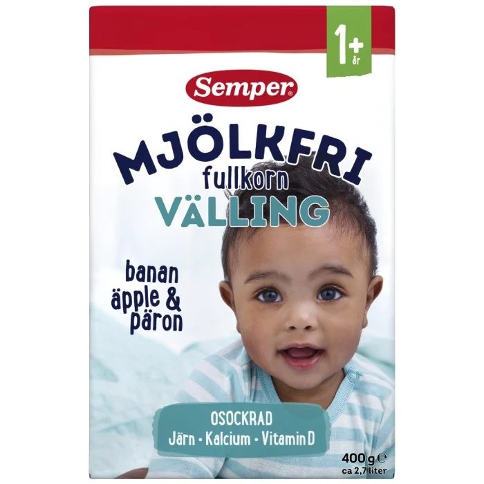 Semper Mjölkfri Fullkornsvälling Frukt 400 g