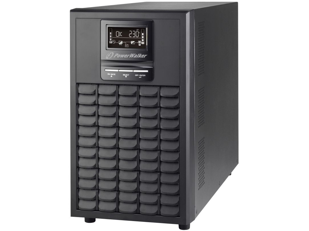 PowerWalker VFI 3000 CG PF1, Dobbeltkonvertering (online), 3 kVA, 3000 W, 110 V, 300 V, 40/70 Hz