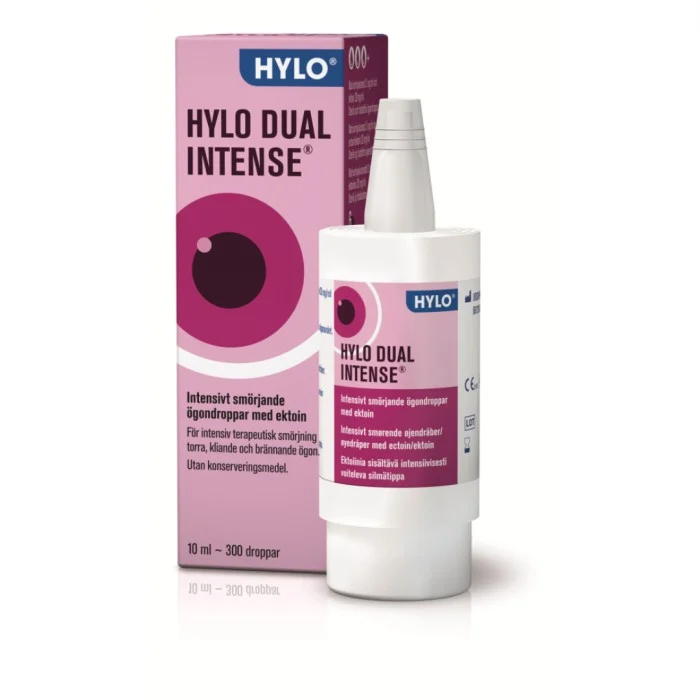 Hylo Dual Intense ögondroppar pumpflaska, 10 ml