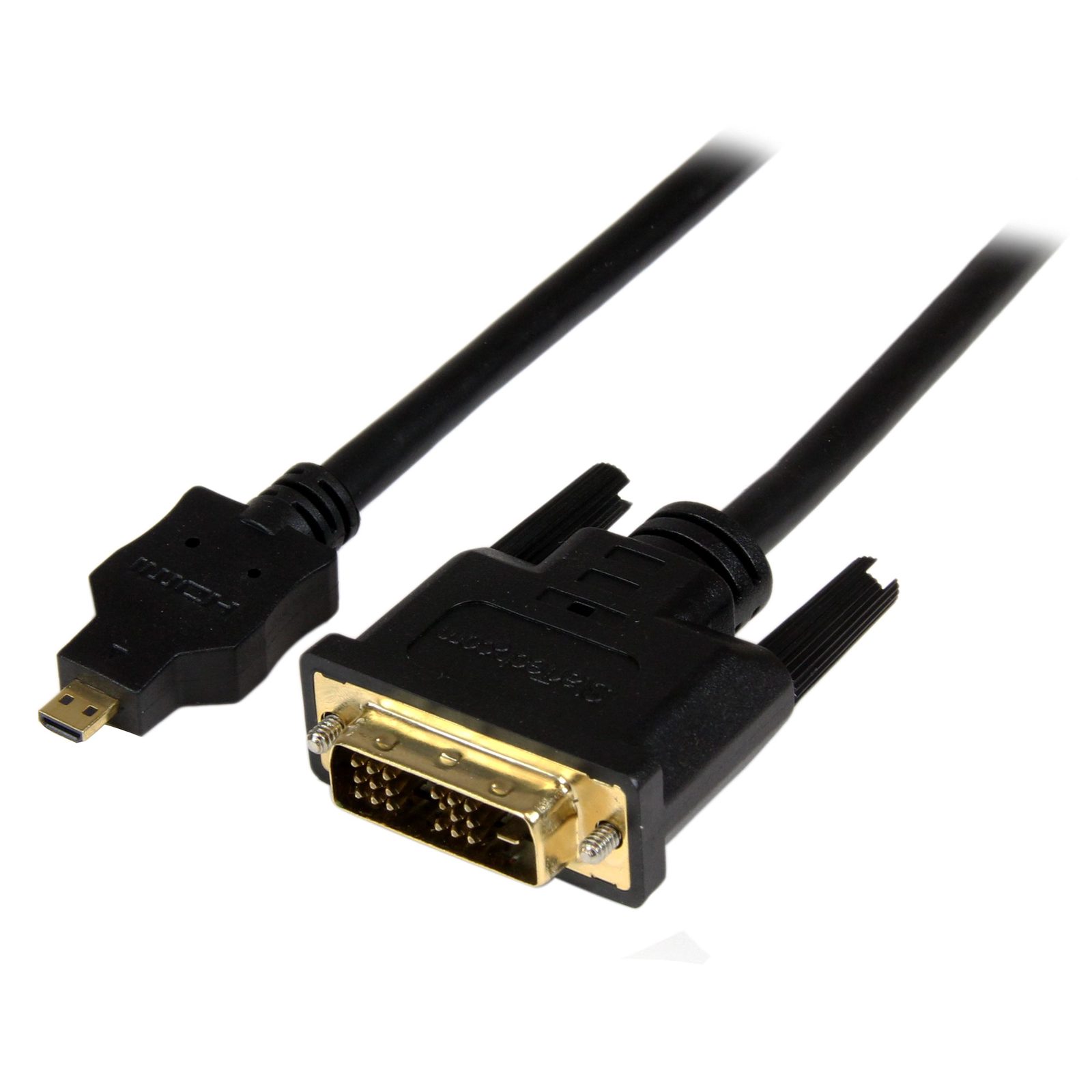 Micro HDMI till DVI-kabel, StarTech.com, 1 meter - Svart, bild 3