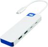 HyperDrive Flex 4 Port USB-C Combo Hub - Blå/Vit