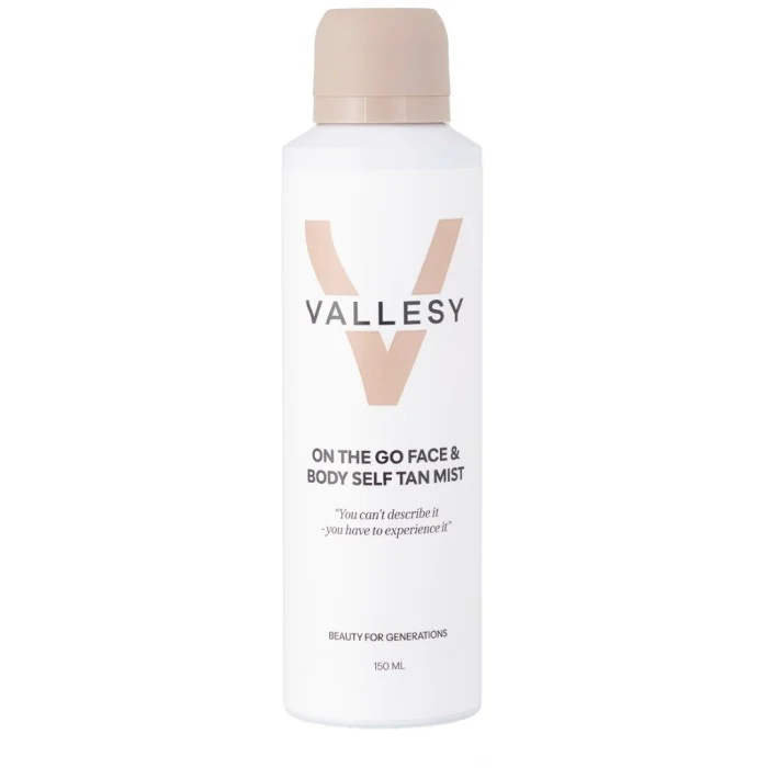 Vallesy On The Go Face & Body Self Tan Mist 150 ml