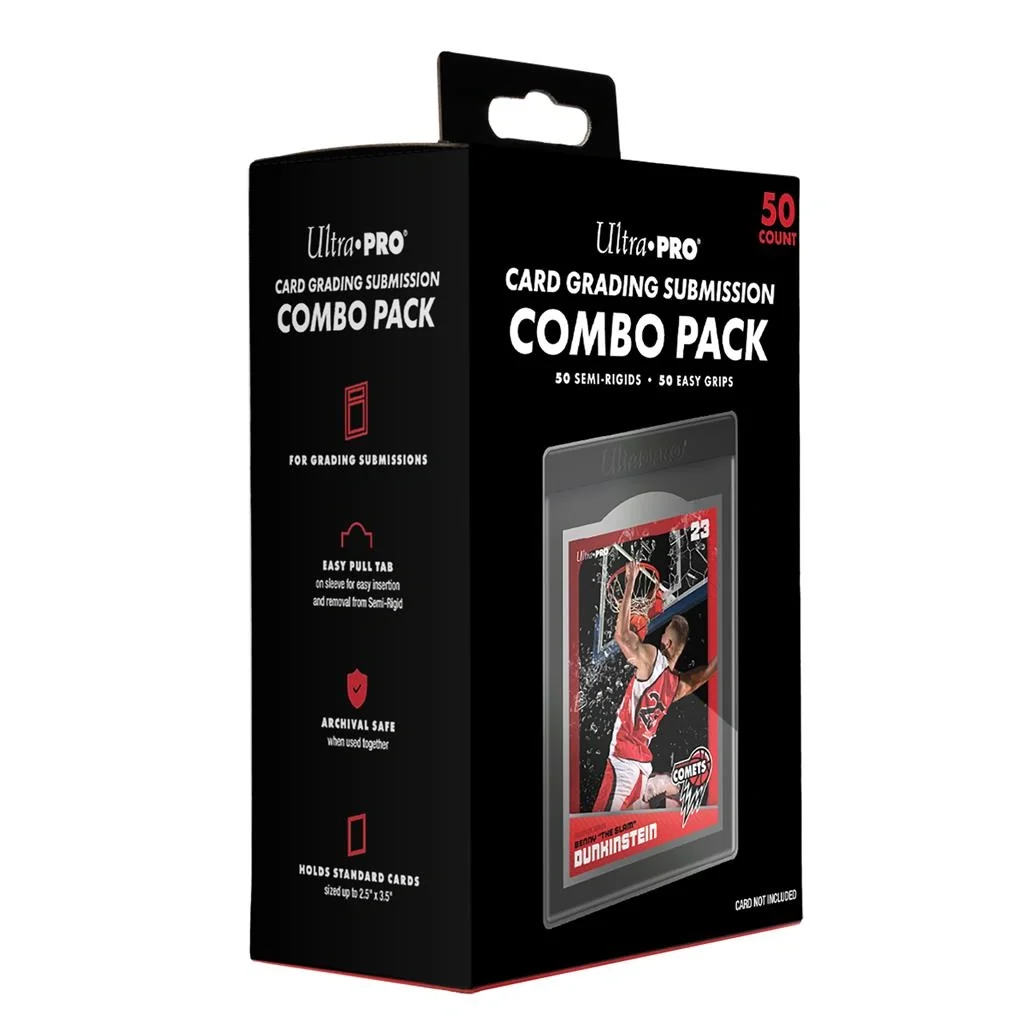 Ultra Pro Card Grading Submission Combo Pack (50 pack) Semi Rigids and Sleeves