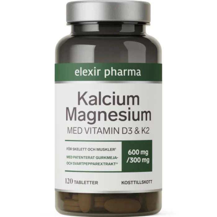 Elexir Pharma Kalcium/Magnesium 120 tabetter