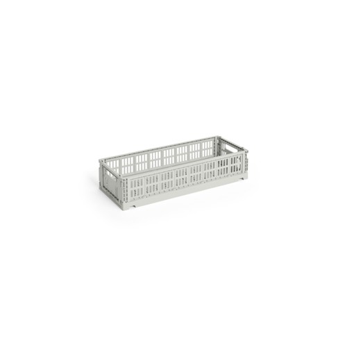 HAY - Colour Crate Mini Oblong Förvaringslåda (Grå)