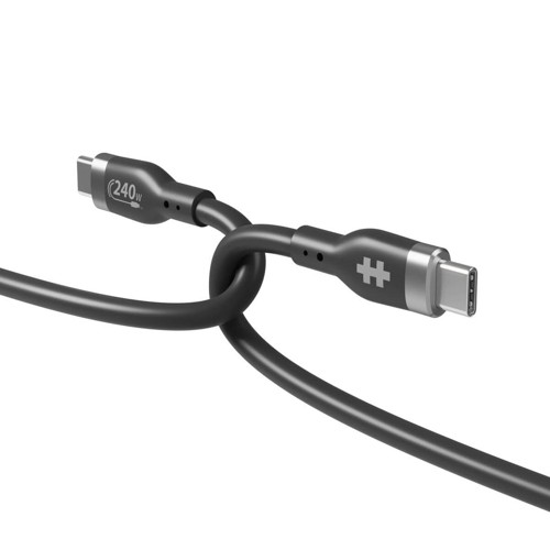 Hyper USB-C to USB-C 240W, 1m, Svart