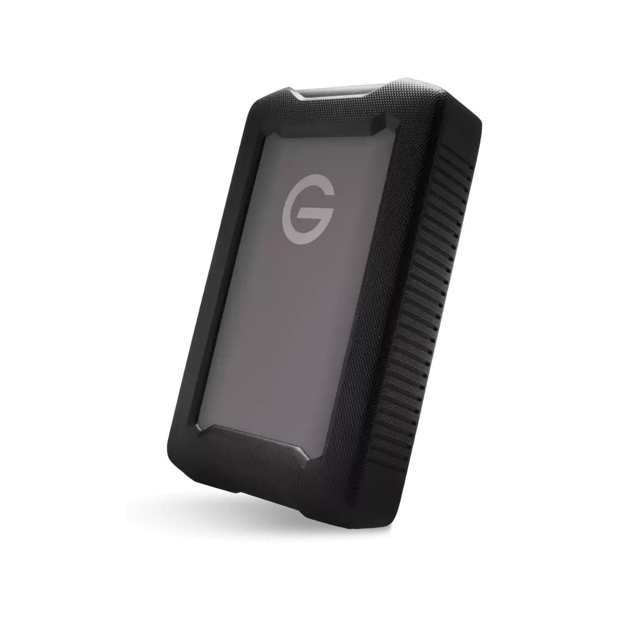4 TB Sandisk Professional G-DRIVE ArmorATD, 2.5", USB-C med adapter till USB-A - Rymdgrå, bild 3