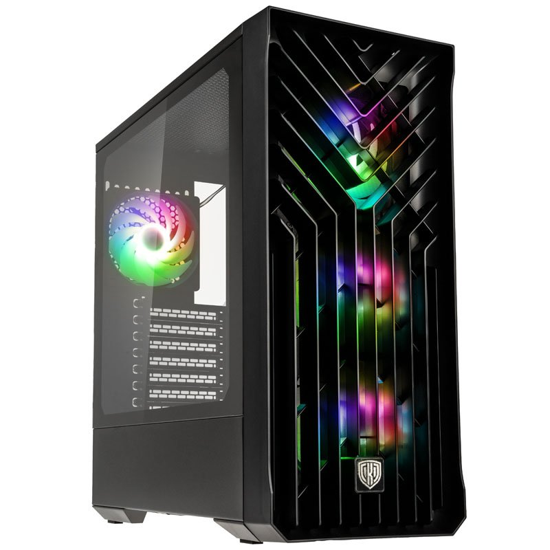 Kolink Unity Cascade ARGB, E-ATX, USB-C - Svart, bild 3