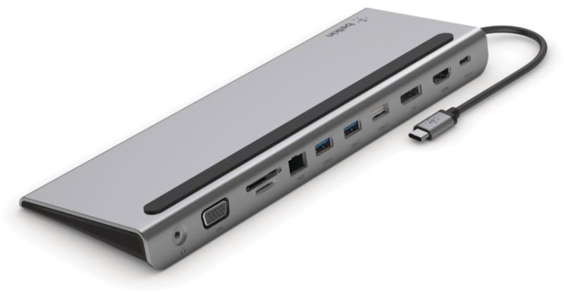 Belkin USB-C Dockningsstation 100 W PD 11 portar Grå