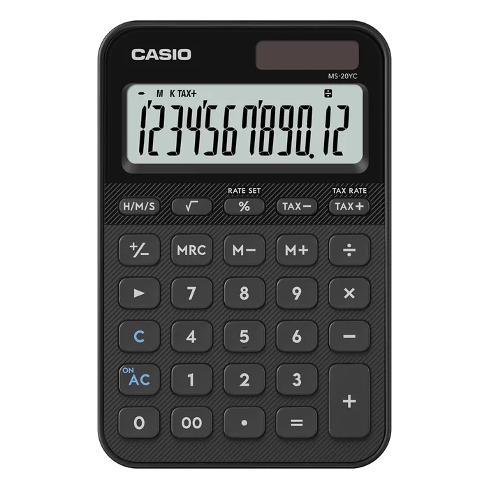 Casio MS-20YC bordskalkylator med 12 siffror