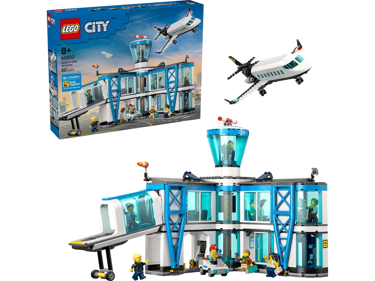 LEGO City Flygplats med flygplan 60502, bild 5