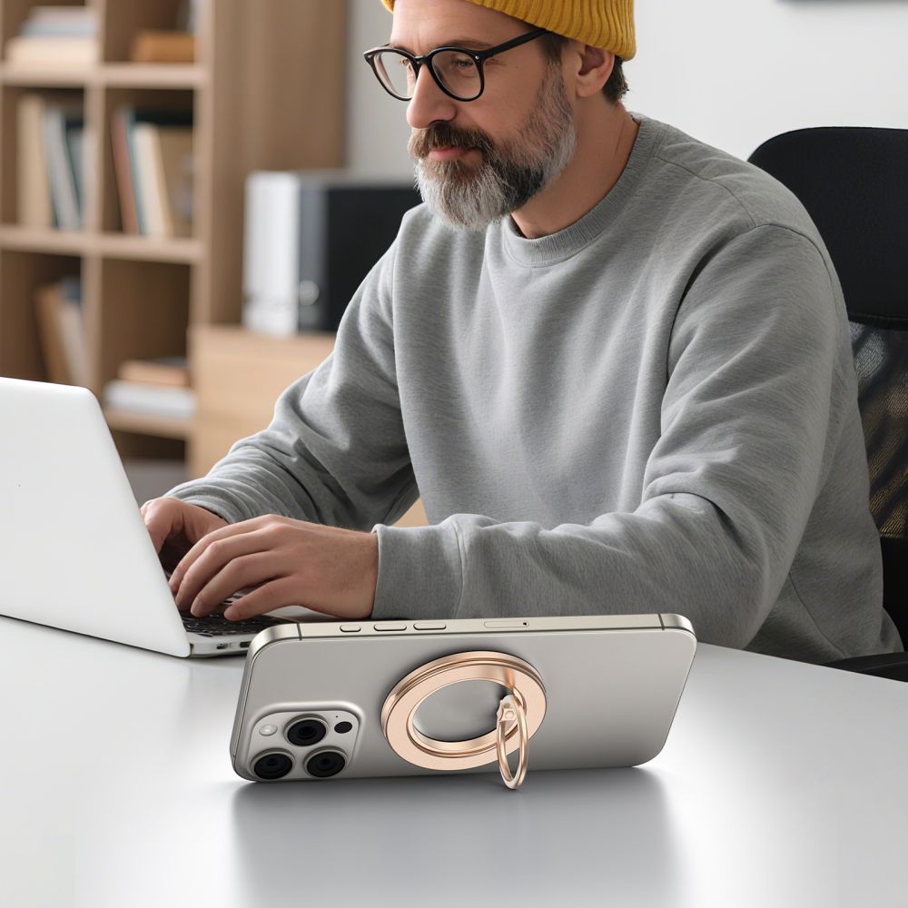 Tech-Protect MMR600 Magsafe ringhållare för telefon - guld, bild 4