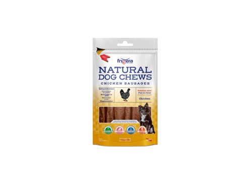 Frigera - Natural Dog Chews - Chicken Sausages - 12cm, 5pcs, bild 2