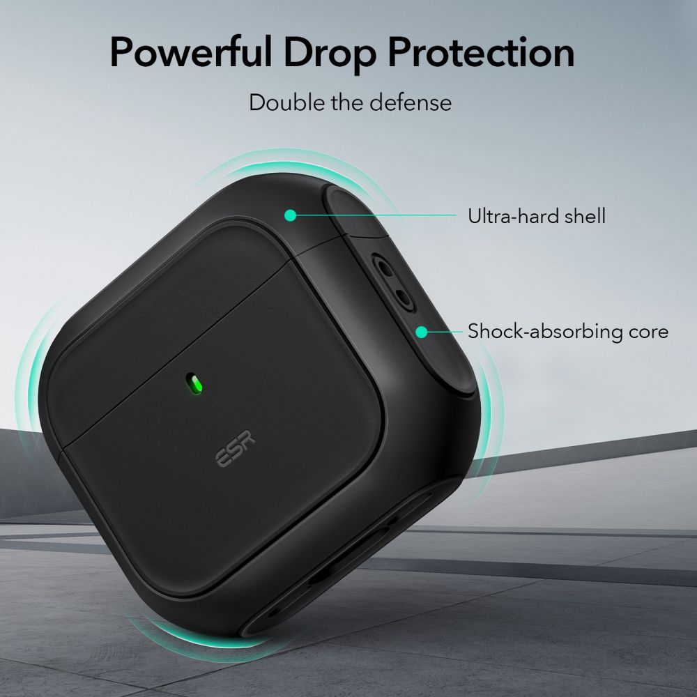 ESR Orbit Halolock MagSafe-fodral för Apple AirPods 4 - svart, bild 4