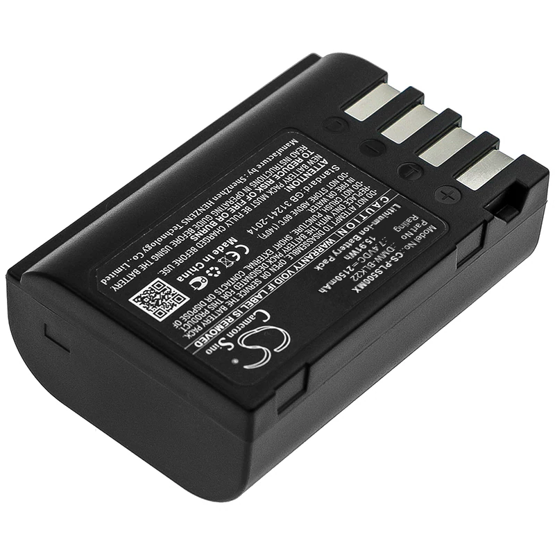Cameron Sino batteri DMW-BLK22 GK - för Panasonic Lumix DC S5/S5K, GH5/G9/GH5S/CS-PLS500MX, bild 2