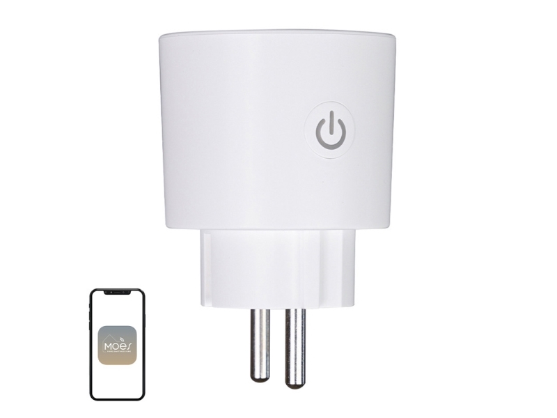 MOES smart eluttag MOES MWP-EU16M-WH-MS