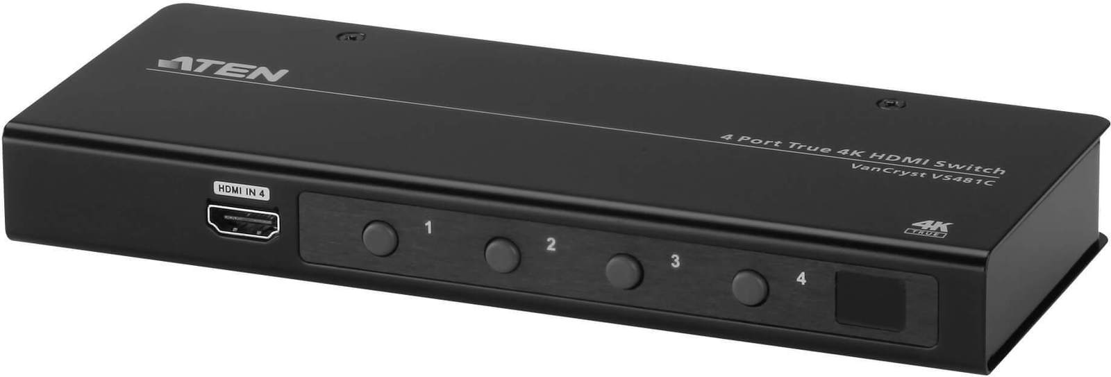 HDMI-switch Aten VS-481C, 4 till 1, HDMI v2.0, HDCP, fjärrkontroll/manuell/RS-232, bild 2