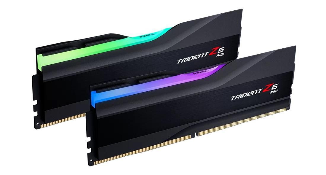 32 GB (2x16GB) DDR5-7600 G.Skill Trident Z5 RGB CL36, XMP - Svart, bild 2