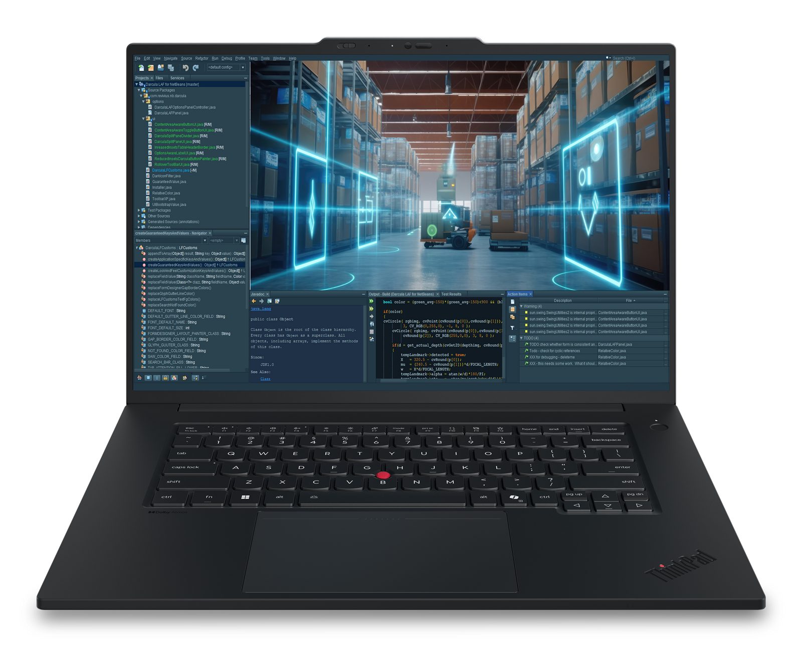 Lenovo ThinkPad P1 G9, 16" Full HD+ IPS matt, Intel Core Ultra X7 368H, 32 GB, 1 TB PCIe SSD, WiFi 7, bakbelyst tangentbord, Win11 Pro, 3 års Premier Support, bild 4