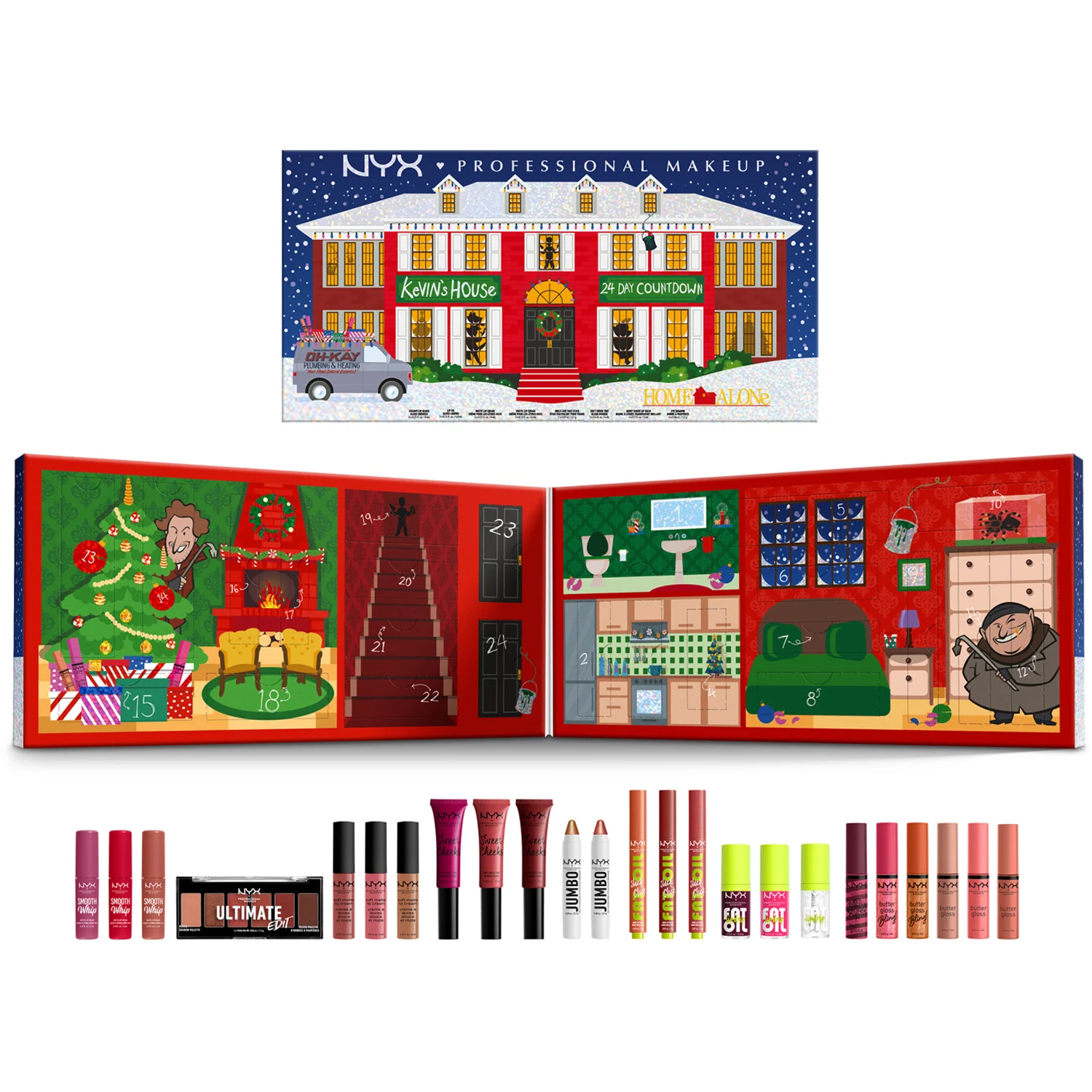 NYX Professional Makeup Home Alone Advent Calendar 2024 1 pcs, bild 4