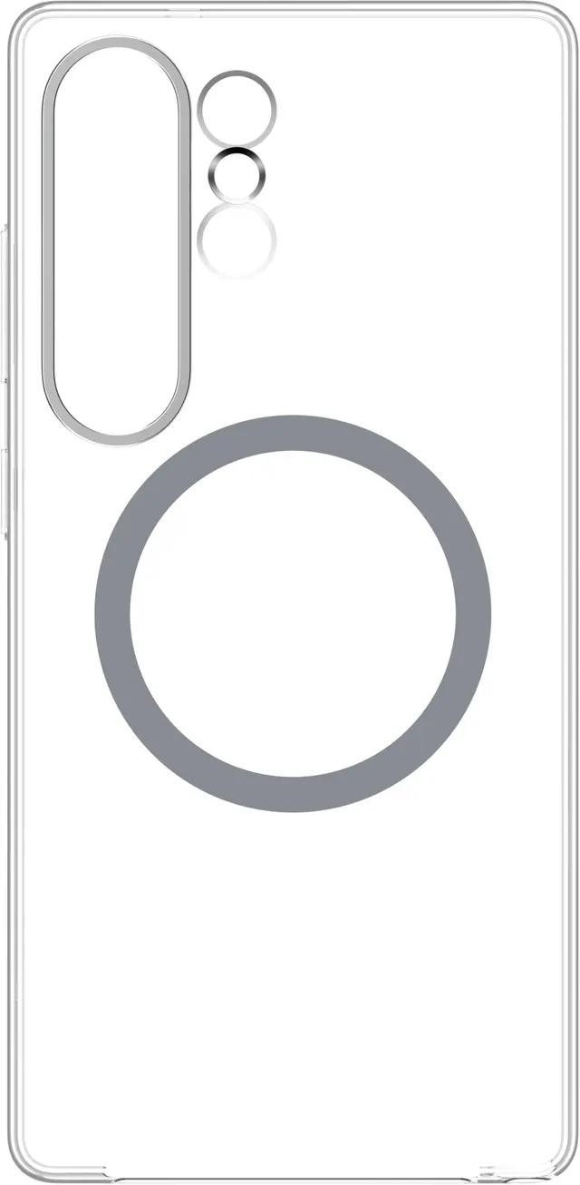 Samsung Galaxy S25 Ultra Clear Magnet skal, transparent