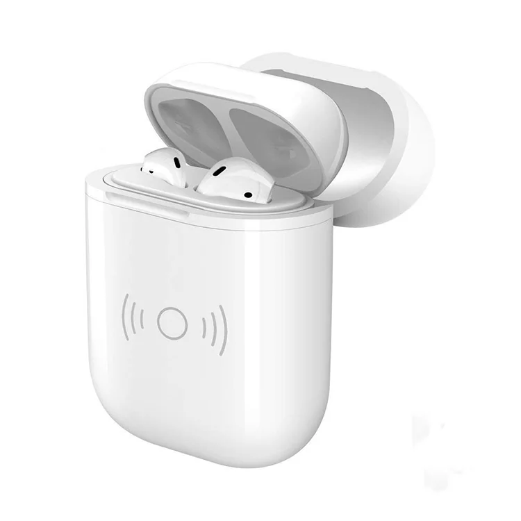 Cyoo - Laddningsfodral - Apple Airpods - - Med kabel eller trådlöst - vit til Gen. 1 & Gen.2