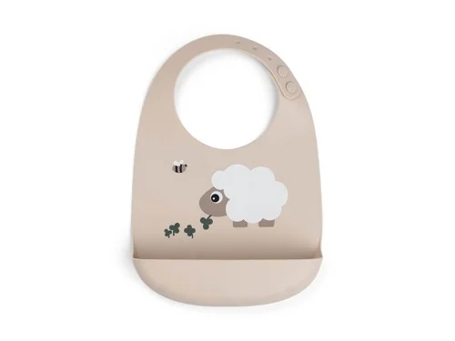 Done by Deer Silicone Bib Sheepy, Sand, bild 3